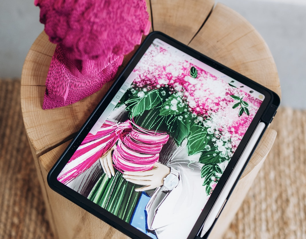 Ніякої "живої" фарби, лише планшет